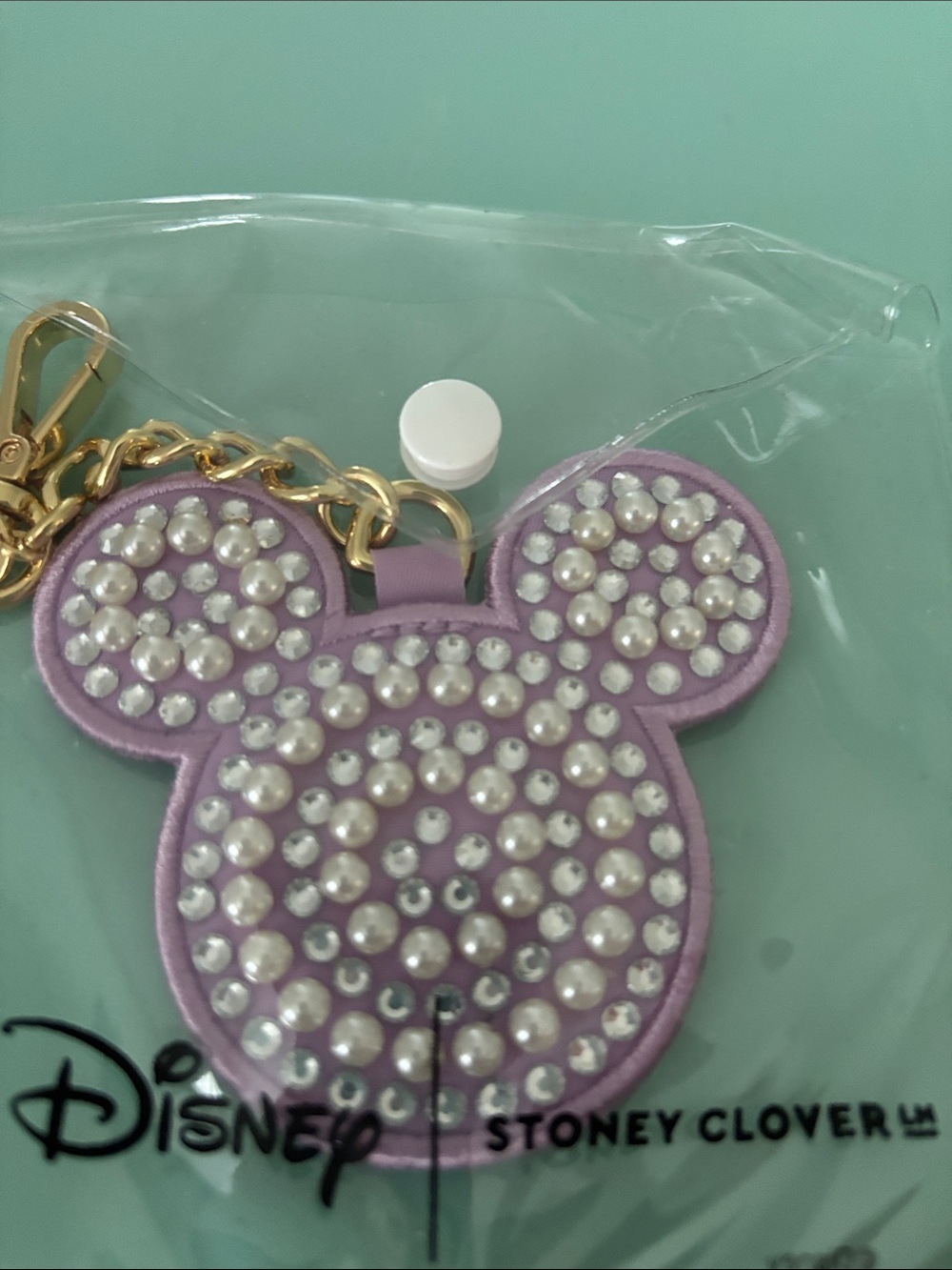 Stoney Clover Lane Purple  Pearl Mickey Bag charm- Firm price